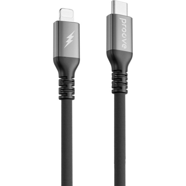 Фото - Кабель Proove ReGen Silicone Type-C to Lightning 27W 2m Black (CCRS60002121)